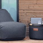 Cobana Lounge Chair & Pouf